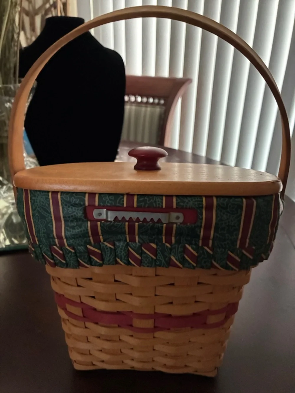 Longaberger Natural Wood Basket Christmas Collection